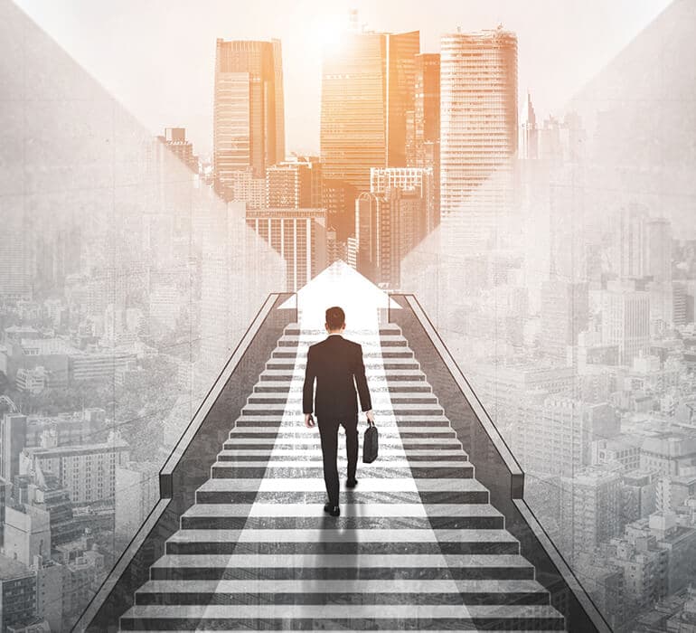 Team working on real estate mission